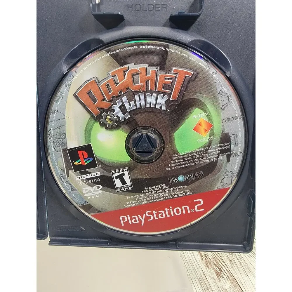 PS2 Ratchet & Clank (Sony PlayStation 2, 2002, PS2) Greatest Hits No Manual